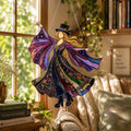 💥💃 Stevie Nicks 🤘 Handmade Stained Glass Spinning Suncatcher (Premium Quality)