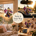 💥💃 Stevie Nicks 🤘 Handmade Stained Glass Spinning Suncatcher (Premium Quality)