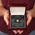 To My Daughter - Love Knot Necklace (Premium Quality)