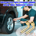 Universal Tyre Valve Extension Adaptor for Car, Bike, Motorcycle, Scooter (Premium Quality)