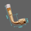 Universal Tyre Valve Extension Adaptor for Car, Bike, Motorcycle, Scooter (Premium Quality)