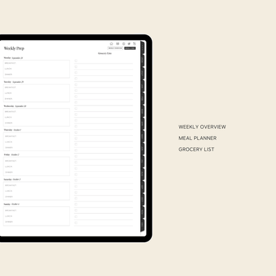 2026-2027 Digital Weekly Planner for Moms