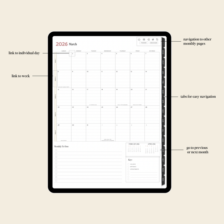 2026 Digital Planner for Students