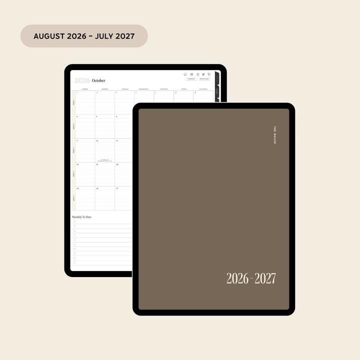2026-2027 Digital Weekly Planner for Moms