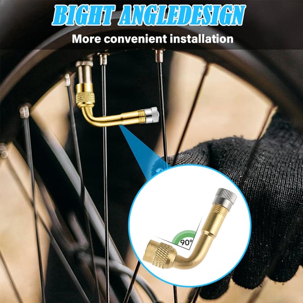 Universal Tyre Valve Extension Adaptor for Car, Bike, Motorcycle, Scooter (Premium Quality)