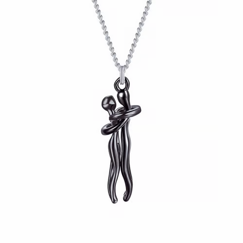 Couple Hug Necklace