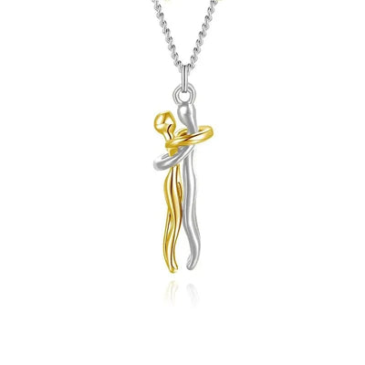 Couple Hug Necklace