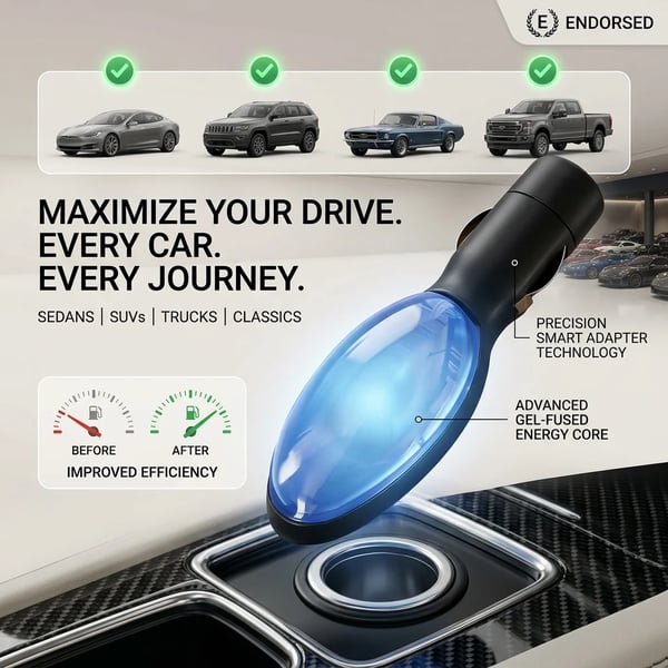 🚗Plug-and-Play Fuel Saver: Drive Further, Improve Fuel Efficiency (Premium Quality)