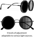 Adaptive ND Filter Adjustable Dimming Sunglasses