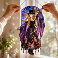 💥💃 Stevie Nicks 🤘 Handmade Stained Glass Spinning Suncatcher (Premium Quality)
