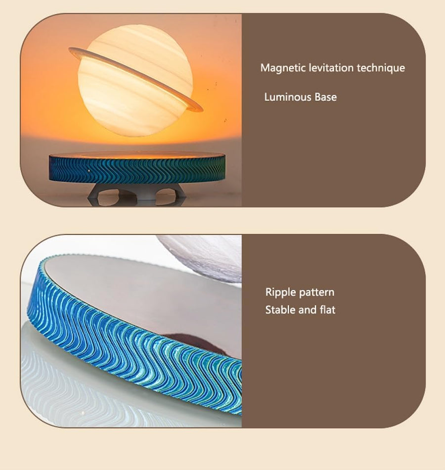 Levitating Saturn Lamp