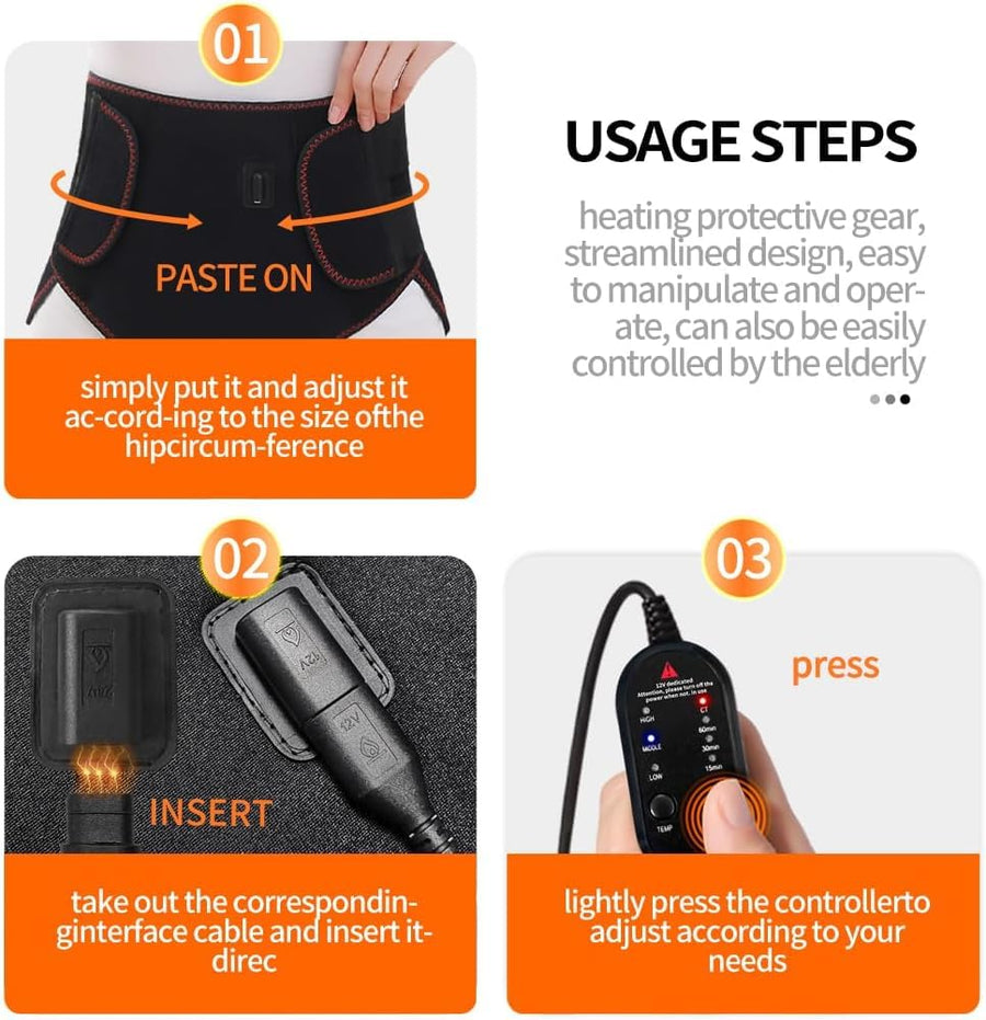 Heated Waist Massager Belt