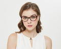 CAT EYE WITH PEARL HINGE PROGRESSIVE MULTIFOCAL READING GLASSES (Premium Quality)