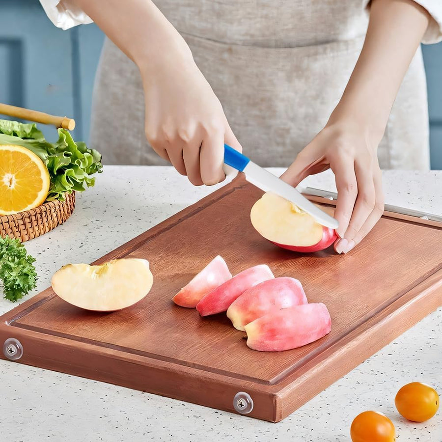 Adjustable Spring-loaded 3-in-1 Paring Knife