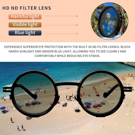 Adaptive ND Filter Adjustable Dimming Sunglasses
