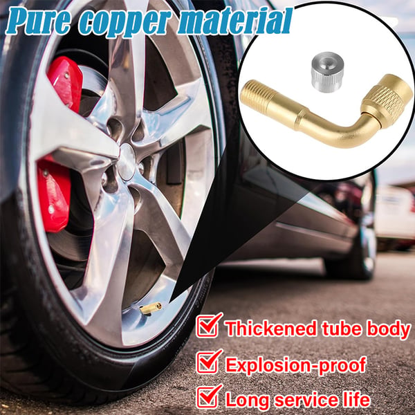 Universal Tyre Valve Extension Adaptor for Car, Bike, Motorcycle, Scooter (Premium Quality)