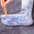 Reflexology Socks With Trigger Point Massage Tool