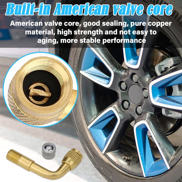 Universal Tyre Valve Extension Adaptor for Car, Bike, Motorcycle, Scooter (Premium Quality)