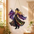 💥💃 Stevie Nicks 🤘 Handmade Stained Glass Spinning Suncatcher (Premium Quality)