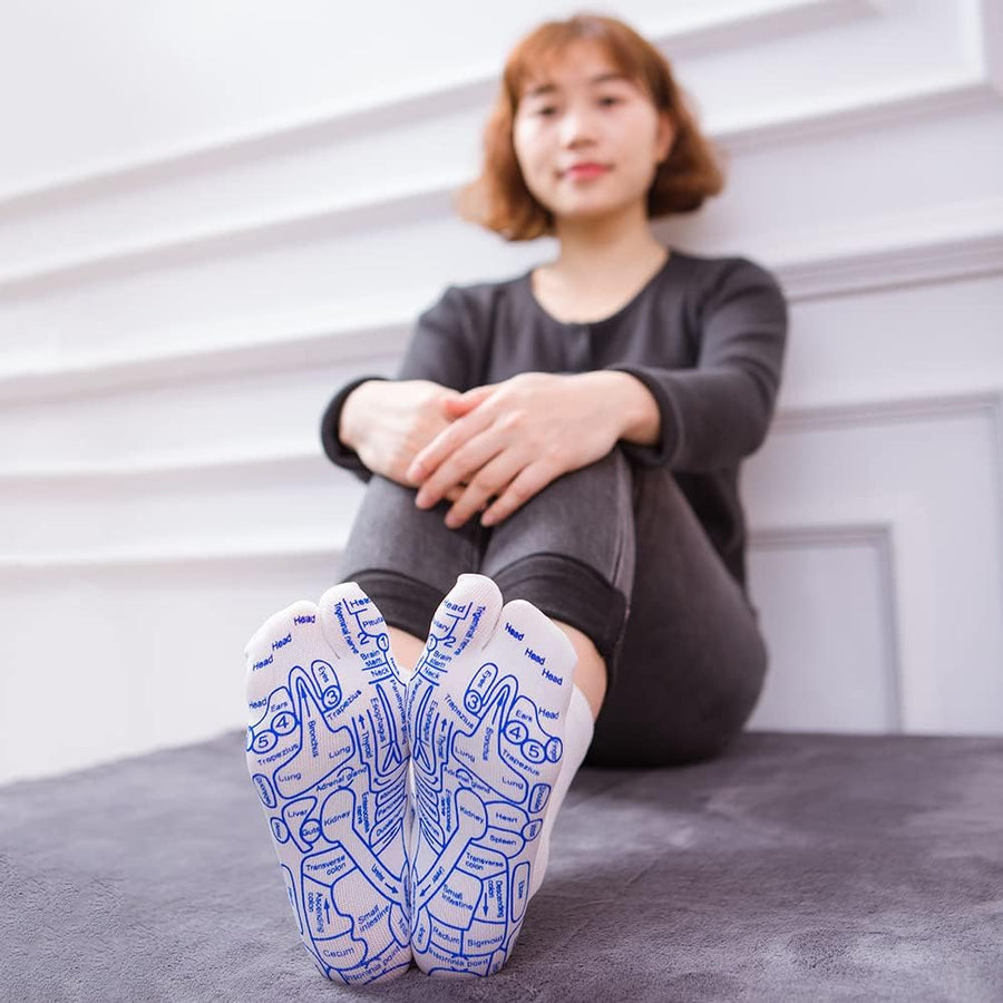 Reflexology Socks With Trigger Point Massage Tool