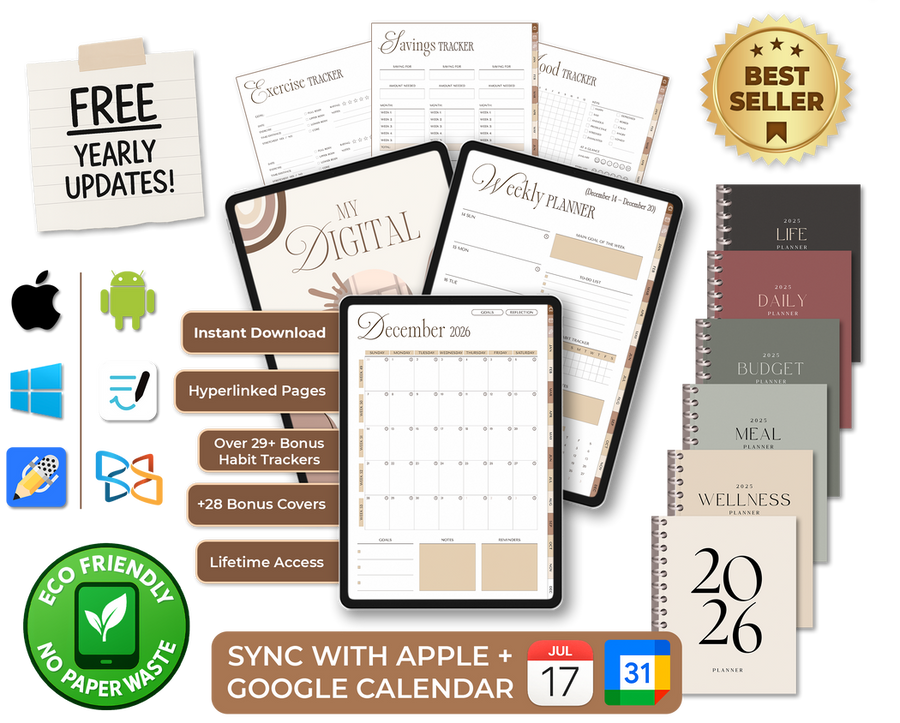 Plannify-It Digital Planner (Premium Quality)