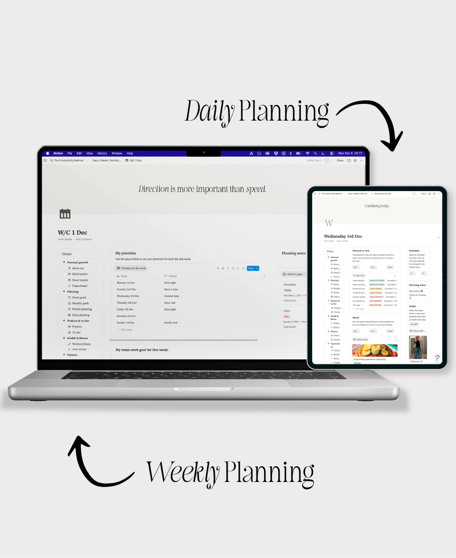The Digital Planner 2.0 (accessed via Notion)