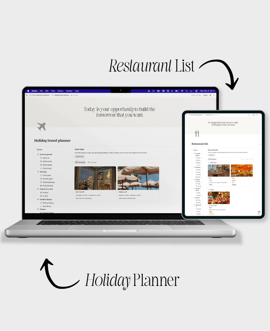 The Digital Planner 2.0 (accessed via Notion)