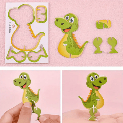 Educational 3D Cartoon Puzzle (Premium Quality)