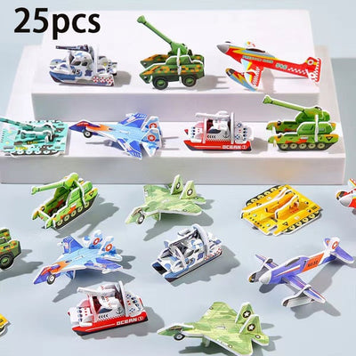 Educational 3D Cartoon Puzzle (Premium Quality)