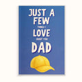 Just A Few Things I Love About You Dad Personalized Gift for Dad Father's Day Gift Fill In The Blank Memory Book Gift Idea For Dad (Premium Quality)