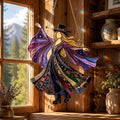 💥💃 Stevie Nicks 🤘 Handmade Stained Glass Spinning Suncatcher (Premium Quality)
