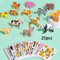 Educational 3D Cartoon Puzzle (Premium Quality)