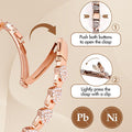 ⏳Time-Limited Special⏰Women's Dazzling Heart-Shaped Magnetic Copper Bracelets (Premium Quality)